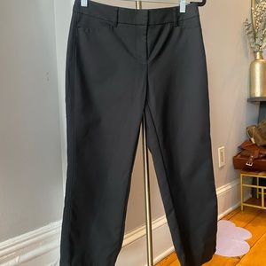 White House Black Market - Perfect Form Straight Crop Pant - Black